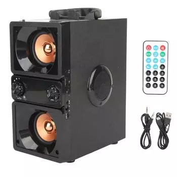 Bluetooth сабвуфер Мини Многофункциональный 4 Полнодиапазонный Сильный Магнитный Динамик Беспроводной Динамик