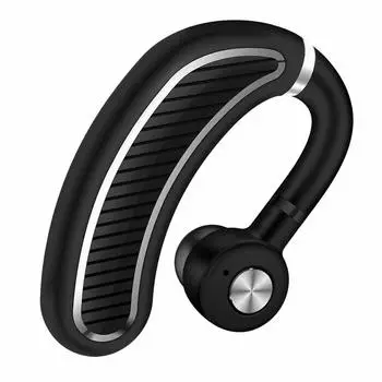 Bluetooth Single для левого и правого IPX7 Bluetooth Single USB Single 30-часовой разговор Bluetooth Car Совместимость с Windows Легкая гарнитура, вкладыши, серебряный