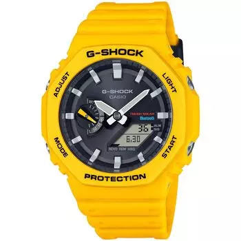 Bluetooth Solar GAB2100 Series Современные G-Shock GAB2100C-9A Желтый, Желтый, жёлтый