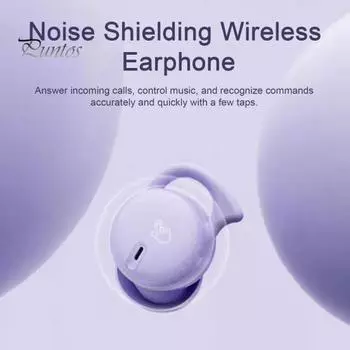 Bluetooth-совместимые наушники-вкладыши для сна Мини-наушники-вкладыши 5.3 Чип Двойной микрофон Регулировка громкости Шумоподавление Длительный срок службы Носимые беспроводные белый