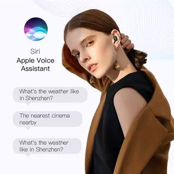 Bluetooth-совместимые наушники-вкладыши со стереозвуком и микрофоном чёрный