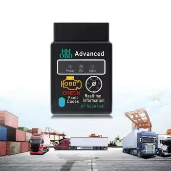 Bluetooth-совместимый автомобильный OBD2-сканер Elm327 V1.5, считыватель кодов OBDII, диагностический инструмент, диагностический сканер для Android IOS Windows