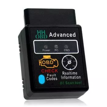 Bluetooth-совместимый автомобильный OBD2-сканер Elm327 V1.5, считыватель кодов OBDII, диагностический инструмент, диагностический сканер для Android IOS Windows