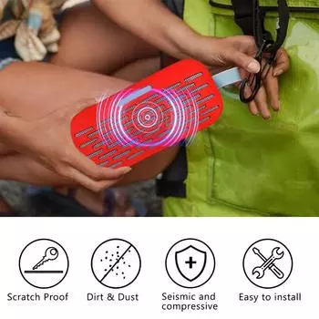 Bluetooth-совместимый чехол для аудиодинамика для Bose SoundLink Flex Cover (красный)