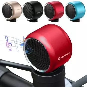 Bluetooth-совместимый динамик, водонепроницаемый, компактный, перезаряжаемый, беспроводной, велосипедный гудок, портативный мини-динамик золотистый