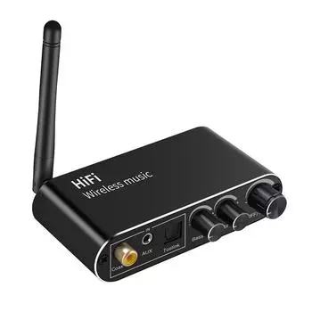 Bluetooth-совместимый приемник 5,1, USB-диск, цифро-аналоговый аудиоконвертер, коаксиальное оптическое волокно, беспроводной адаптер Aux 3,5 мм