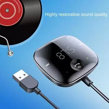 Bluetooth-совместимый приемник, дополнительный выход, высокопроизводительное воспроизведение TF-карт, беспроводное соединение чёрный