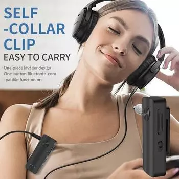 Bluetooth-совместимый приемник-передатчик 5.3 с малой задержкой, беспроводной высокопроизводительный автомобильный ТВ-телевизор 2 в 1 с функцией Plug And Play чёрный