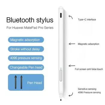 Bluetooth-стилус для HUAWEI MatePad Pro 11 2022 GOT-W29 AL09, планшета для matepad Pro 12,6 10,8 2021, сенсорная ручка-карандаш чёрный