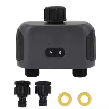 Bluetooth таймер для полива 2 зоны G3/4 резьба регулируемый умный двойной таймер полива для сада, двора, газона