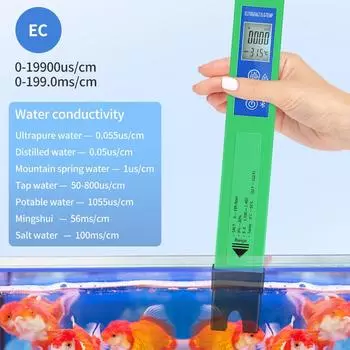 Bluetooth тестер качества воды EC TDS SALT SG TEMP 5 в 1 метре APP Control цифровой детектор воды для лабораторного аквариума