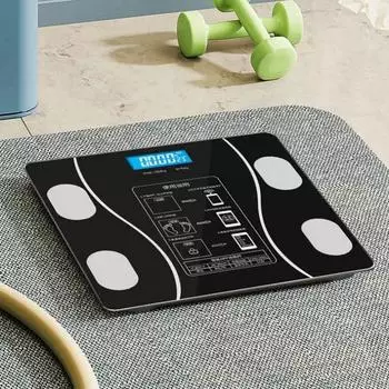 Bluetooth Весы Умные весы для ванной комнаты Измерение веса Весы для измерения жира Домашние многофункциональные электронные весы для людей