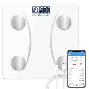 Bluetooth Взвешивание Смартфон Связанный Здоровье Измеритель Жира в Bluetooth Home Высокий Легкий Хранение Измерения Жира Мышцы Вода в Теле Японское Приложение