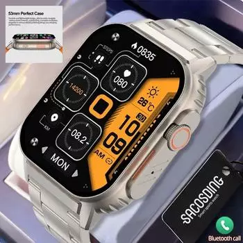 Bluetooth-вызов, спортивный монитор сердечного ритма G41, умные часы, 2,01-дюймовый экран, HRV, кровяное давление, кислород в крови, здоровье, умные часы 2023