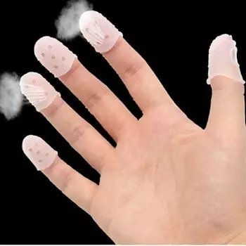 BluFied Finger Cot Гитарная защита для пальцев Защита для пальцев Набор из 5 SML 5 пальцев Силиконовый чехол для пальцев Мягкий для