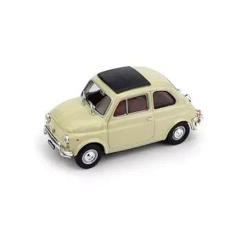 Blum 1/43 fiat 500L Cinquecento 1968 года цвета слоновой кости BRUMM FIAT CHIUSA AVORIO ANTICO [товар]