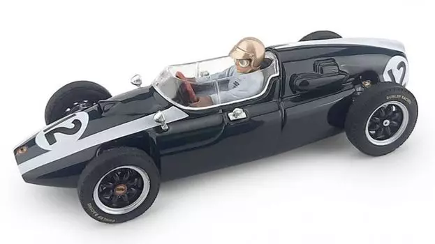 Blum Cooper T51 1959 F1 British GP Winner Brabham с фигуркой гонщика, готовый продукт, масштаб 1/43 #12 J.