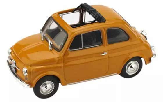 Blum Fiat 500F Open Top Yellow Готовый продукт 1/43 1971-72 жёлтый