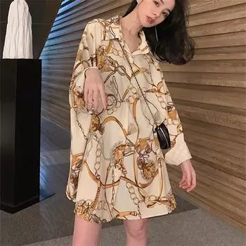 blusas mujer de moda 2022, летний шифоновый топ с принтом, женские рубашки, женские белые рубашки, блузки, топы, шикарные женские топы с длинными рукавами S чёрный