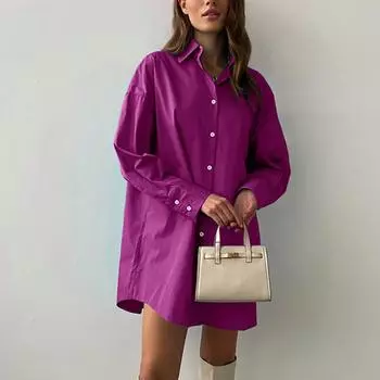 blusas, топ, женские рубашки, платье, свободная женская белая рубашка, блузки, топы, топы с длинными рукавами, шикарная женская блузка, vetement femme S фиолетовый