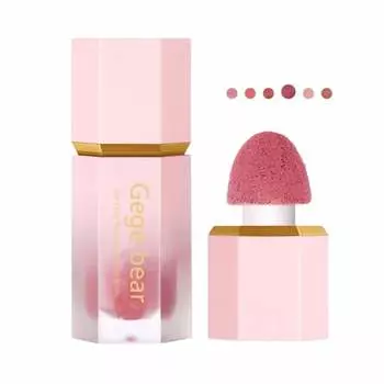 Blush mousse, soft transparent powder liquid cheek, smile, moisturizing, clear whitening, girly natural matte rouge, cheek cosmetics-04#