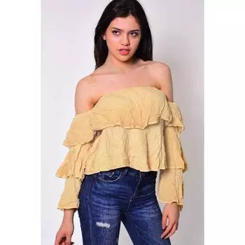 Блуза из мятой ткани стандартного размера