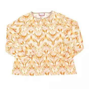 Блуза с длинными рукавами и круглым вырезом 17I07106 девочка 2/3 AOS разноцветный