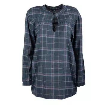Блуза в клетку Cecilia темно-синего цвета женщина JOSEPH IN S/M темно-синий