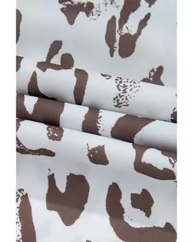 Блузка Azura Exchange цвета хаки с леопардовым принтом, V-образным вырезом и рукавами 3/4 S хаки