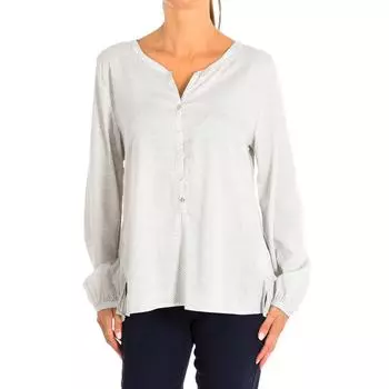 Блузка с длинным рукавом 78854-88618 женщина 38 серый