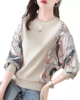 Блузка с рукавами «летучая мышь» от Pucci, топ с длинными рукавами, доступный в 4 цветах, стильный, милый, летний, весенний, одежда Yuttari, комната для одежды, милый, милый