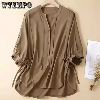 Блузки больших размеров для женщин, белая свободная повседневная футболка, летняя длинная черная блузка, футболки большого размера M белый