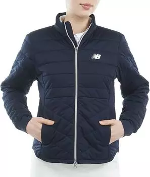 Блузон Golf Filled Full Zip 3 [New Balance] (Водоотталкивающий, ветрозащитный, эластичный) / Женщины / 012-4220504 121_Темно-синий [LL]