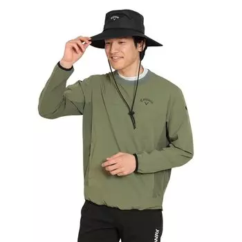 Блузон с воротником-стойкой UV Golf C24115101 [Callaway] Мужской (Растягивается в 8 направлениях, воздухопроницаемость, защита) / / 1180_Хаки