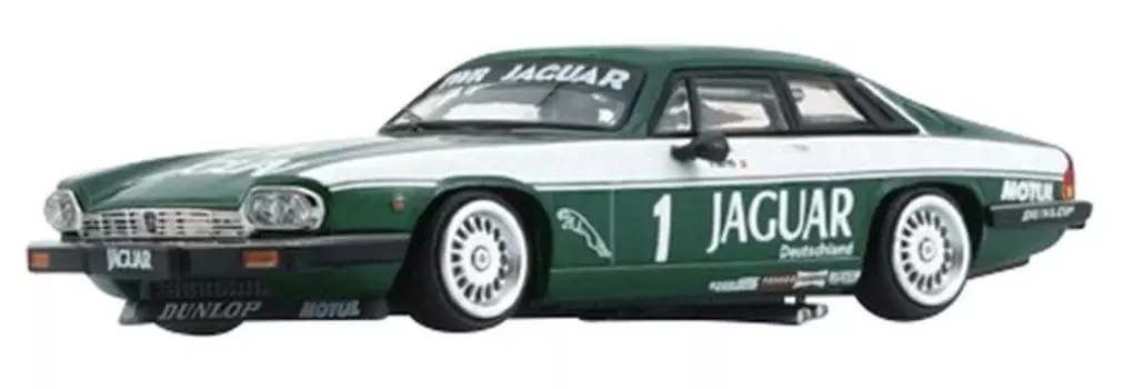 BM CREATIONS Jaguar 1984 XJS Green RHD Finished Product 1/64 #1