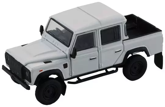 BM CREATIONS Land Rover Defender 110 Pickup 2016 White RHD Finished Product 1/64