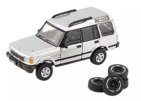 BM CREATIONS Land Rover Discovery 1 1998 Silver Finished Product 1/64 (RHD)