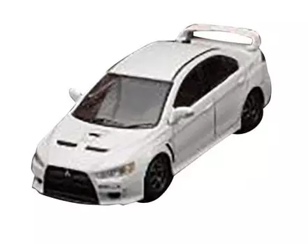 BM CREATIONS Mitsubishi Lancer EVO X Белый Завершенный продукт 1/64 (Правый руль)