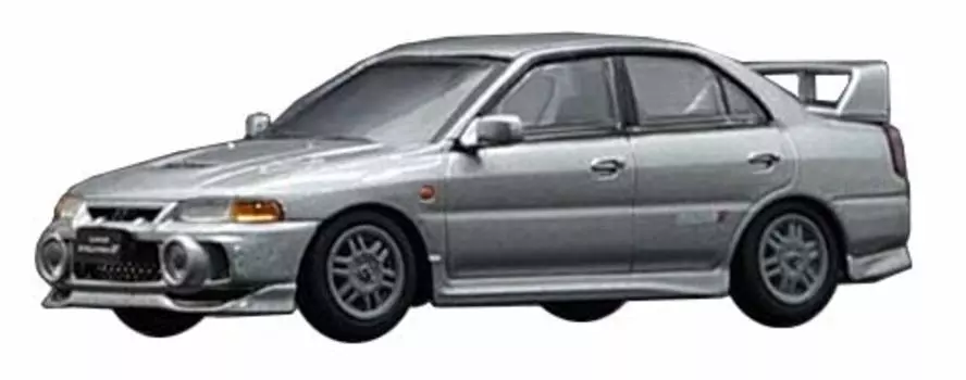 BM CREATIONS Mitsubishi Lancer Silver RHD Готовый продукт 1/64 Evo.IV
