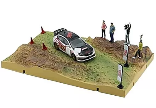 BM CREATIONS Subaru Impreza WRX Rally RHD с диорамой готовый продукт 1/64 STI 2009