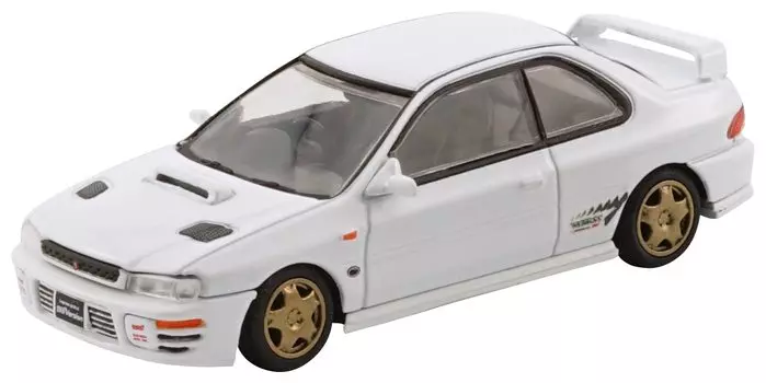 BM CREATIONS Subaru Impreza WRX Type R 3 White RHD Finished Product 1/64 4-6