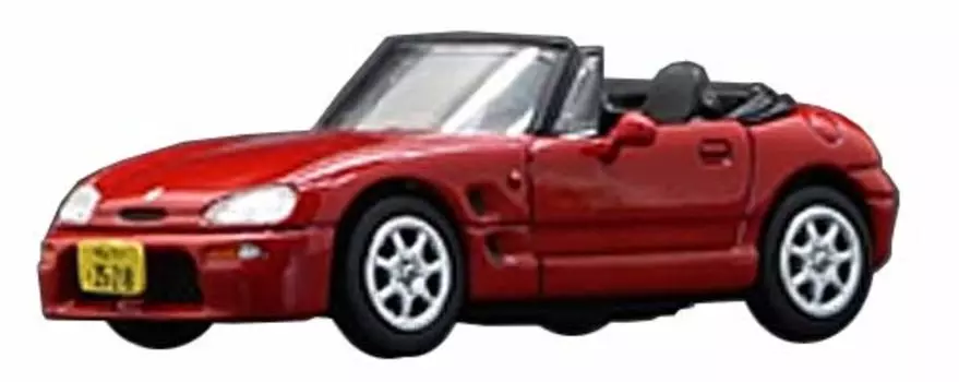 BM CREATIONS Suzuki Cappuccino 1998 Red RHD Finished Product 1/64
