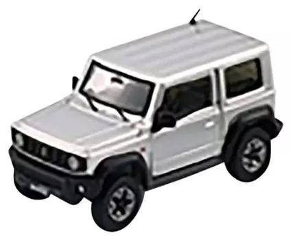 BM CREATIONS Suzuki Jimny 2019 Silver RHD Finished Product 1/64 (JB74)