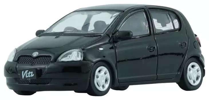 BM CREATIONS Toyota 1998 5-дверный черный готовый продукт 1/64 Yaris/Echo/Vitz (Правый руль)