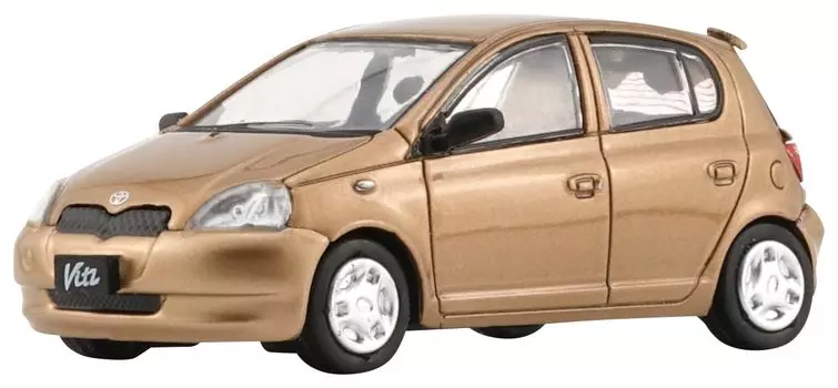 BM CREATIONS Toyota 1998 5-дверный золотой левый руль готовый продукт 1/64 Vitz/Echo