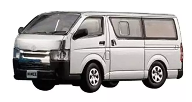 BM CREATIONS Toyota 2015 Hiace KDH200V Silver Finished Product 64B0149 1/64 (LHD)