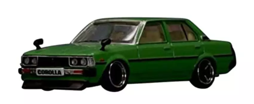 BM CREATIONS Toyota Corolla E70 Green Completed Product 64B0214 1/64 (RHD)