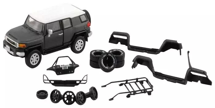 BM CREATIONS Toyota FJ Cruiser 2015 металлик темно-серый с правым рулем готовый продукт 1/64