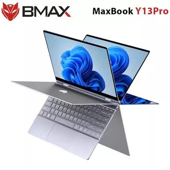 BMAX Y13PRO 360° ноутбук 13,3-дюймовый ноутбук Windows 11 16 ГБ ОЗУ LPDDR5 512 ГБ SSD 1920*1080 IPS Intel N100 ноутбуки компьютер