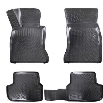 БМВ 5 серии G30 (2016-2023 гг.) Высококачественные и прочные резиновые автомобильные коврики — без запаха, нескользящие, долговечные.